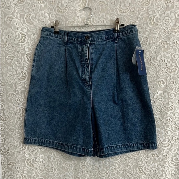 Charter Club Vintage Blue Jean Shorts Classic Denim Style - Picture 1 of 5